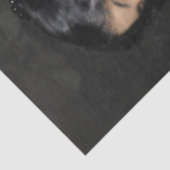 Papier Mousseline Élégante dame avec collier de perle (Détail)