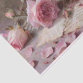 Papier Mousseline Élégante Découpage Roses Roses Roses Roses Roses R (Détail)