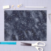 Papier Mousseline Élégante étoile d'argent Noël (Artisanat)