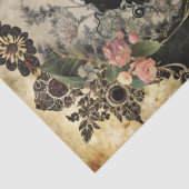 Papier Mousseline Élégante fille victorienne unique dans un jardin f (Détail)