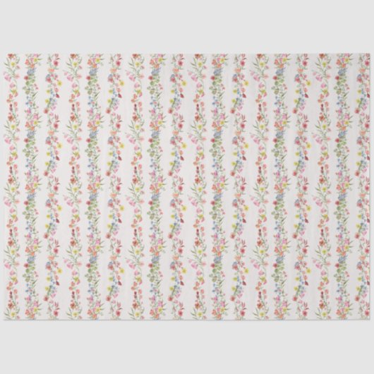 Papier Mousseline Élégante florale de dainty (Recto)