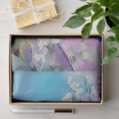 Papier Mousseline Elégante grenouille en Lavender Floral Spring Deco (Cadeau)