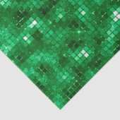 Papier Mousseline Élégante huile verte (Détail)