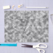 Papier Mousseline Elégante Parties scintillant de carreaux noir et a (Artisanat)