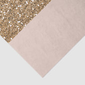 Papier Mousseline Elégante Parties scintillant moderne Rose Gold Blu (Détail)