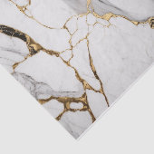 Papier Mousseline Elégante pierre de marbre abstrait noir et blanc (Détail)