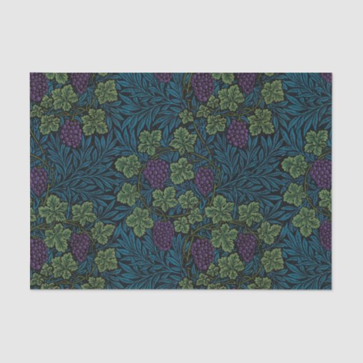 Papier Mousseline Élégante vigne Vintage (Recto)