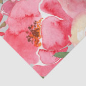 Papier Mousseline Élégantes pivoines sur gris (Détail)