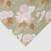 Papier Mousseline Elegants Paumes Sèches (Détail)