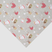 Papier Mousseline Éléments de Noël Anges Oiseaux (Détail)