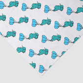 Papier Mousseline Eléphant Bébé mignon (Détail)