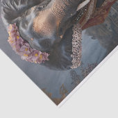 Papier Mousseline Eléphant botanique (Détail)