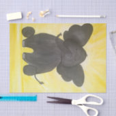 Papier Mousseline Éléphant de bébé (Artisanat)