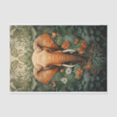 Papier Mousseline Eléphant En Feuillage 1 Papier Découpage (Recto)