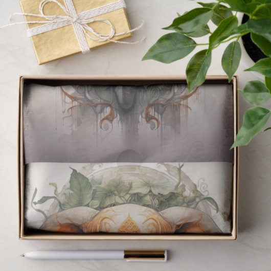 Papier Mousseline Eléphant En Feuillet 2 Découpage (Cadeau)