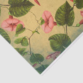 Papier Mousseline Eléphant floral vintage (Détail)