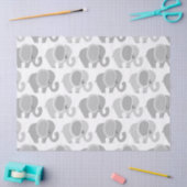 Papier Mousseline Éléphant gris neutre de beau bébé (Artisanat)