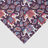 Papier Mousseline Eléphant habillé (Détail)