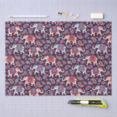 Papier Mousseline Eléphant habillé (Artisanat)