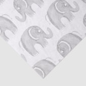 Papier Mousseline Éléphant peint à la main d'aquarelle moderne de (Détail)