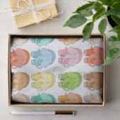 Papier Mousseline Eléphant Tippy Toes (Cadeau)