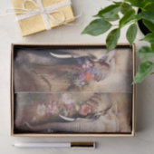 Papier Mousseline Eléphants Boho (Cadeau)