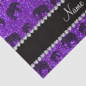 Papier Mousseline Éléphants pourpres personnalisés de parties (Détail)