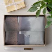 Papier Mousseline Élevage d'une grange dans un champ de blé et une f (Cadeau)