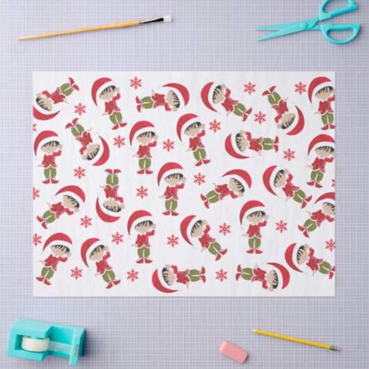 Papier Mousseline Elf Boy asiatique (Artisanat)