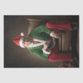 Papier Mousseline Elf de Noël Donald Trump (Recto)