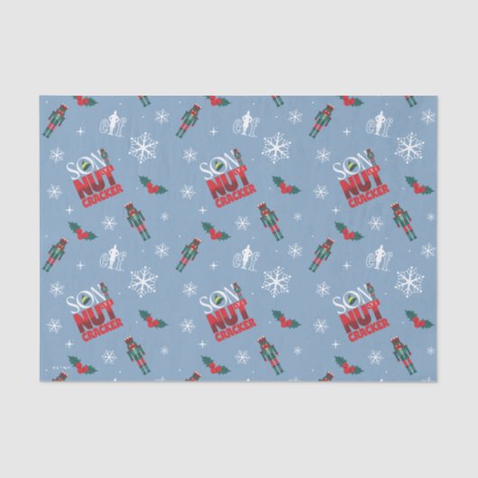 Papier Mousseline Elf "Fils d'un Noisette" Motif d'hiver (Recto)