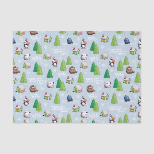 Papier Mousseline Elf the Movie | Bye Buddy Hope You Find Your Dad (Recto)