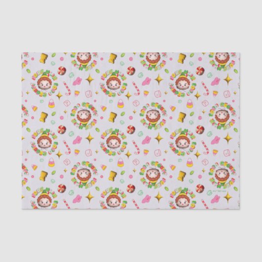 Papier Mousseline Elf the Movie | Four Main Food Groups Pattern (Recto)