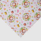 Papier Mousseline Elf the Movie | Four Main Food Groups Pattern (Détail)