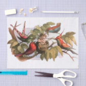 Papier Mousseline Elfe des bois dans le nid : Antique Oiseau Sprite  (Artisanat)