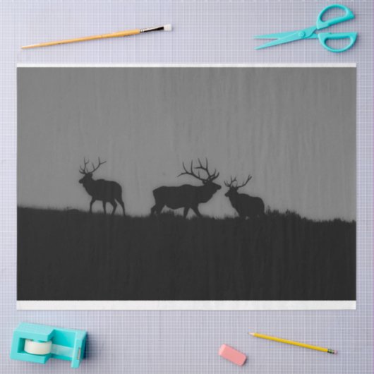 Papier Mousseline Elk 1 (Artisanat)