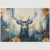 Papier Mousseline Elk Deer Estes Park Colorado Voyage Découpage (Recto)