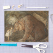 Papier Mousseline "Elle a embrassé l'ours" par John Bauer (Artisanat)