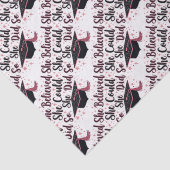 Papier Mousseline Elle Croyait Qu'Elle Pouvait Le Faire. (Détail)