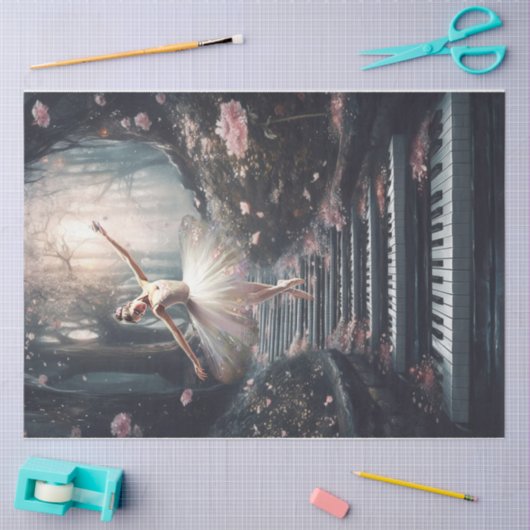 Papier Mousseline Elle danse pour les arbres (Artisanat)