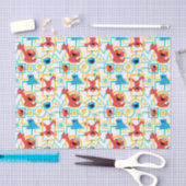 Papier Mousseline Elmo & Cookie Monster Fun Shapes Motif (Artisanat)