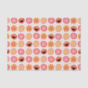 Papier Mousseline Elmo Pom-Pom Motif