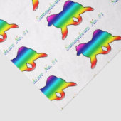 Papier Mousseline Emballage cadeau de tissus no 1 Samoyé; articles c (Détail)