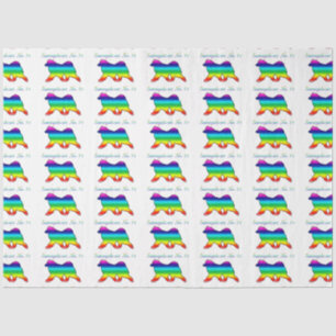 Papier Mousseline Emballage cadeau de tissus no 1 Samoyé; articles c