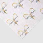 Papier Mousseline Emballage d'anniversaire de Aries (Détail)