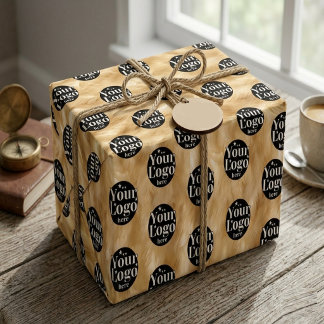 Papier Mousseline Emballage d'entreprise commerciale à marque de log