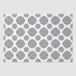Papier Mousseline Emballage pour petite entreprise à motif damassé n