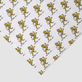 Papier Mousseline Emblème C de crête permanente de lion héraldique (Détail)