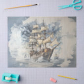 Papier Mousseline Embrace de Dreadnought Bateau Brown Bleu (Artisanat)