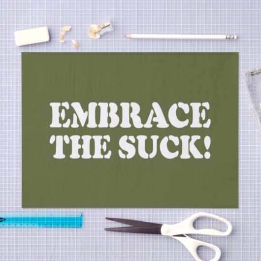 PAPIER MOUSSELINE EMBRASSEZ LE SUCK ! (Artisanat)